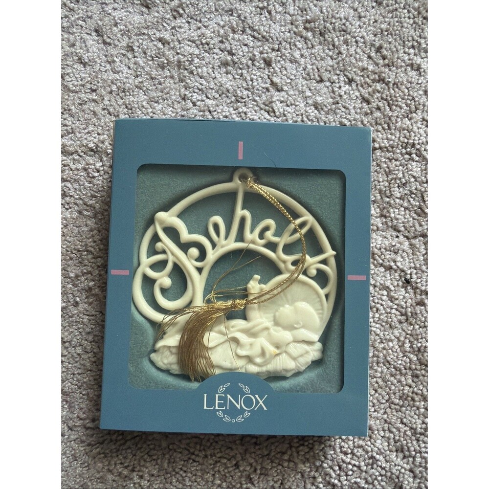 LENOX BEHOLD the CHILD ORNAMENT Mint In Box